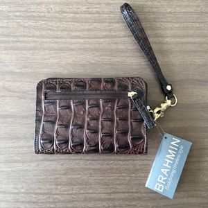 Brahmin cell phone wallet